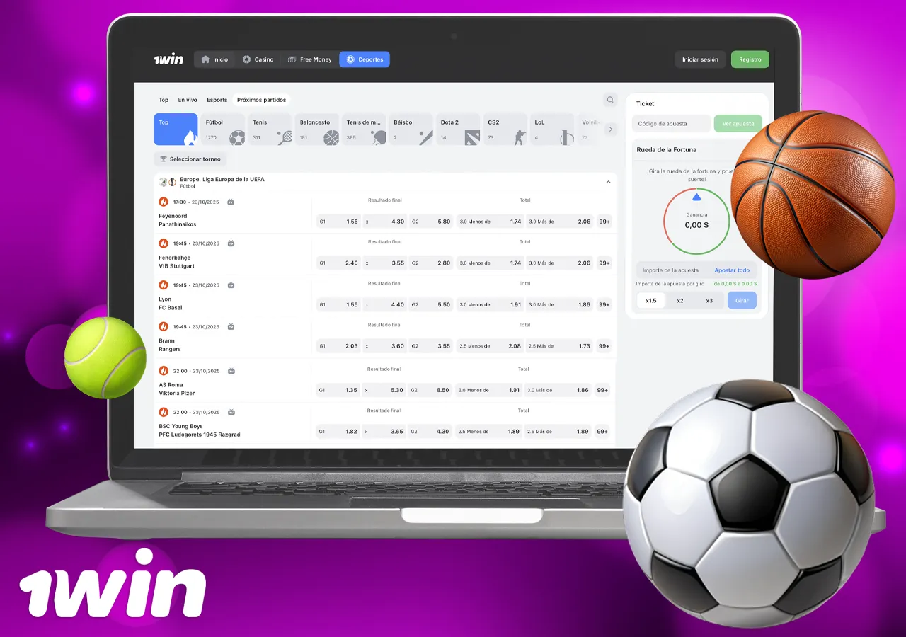 Apuestas deportivas 1Win Argentina