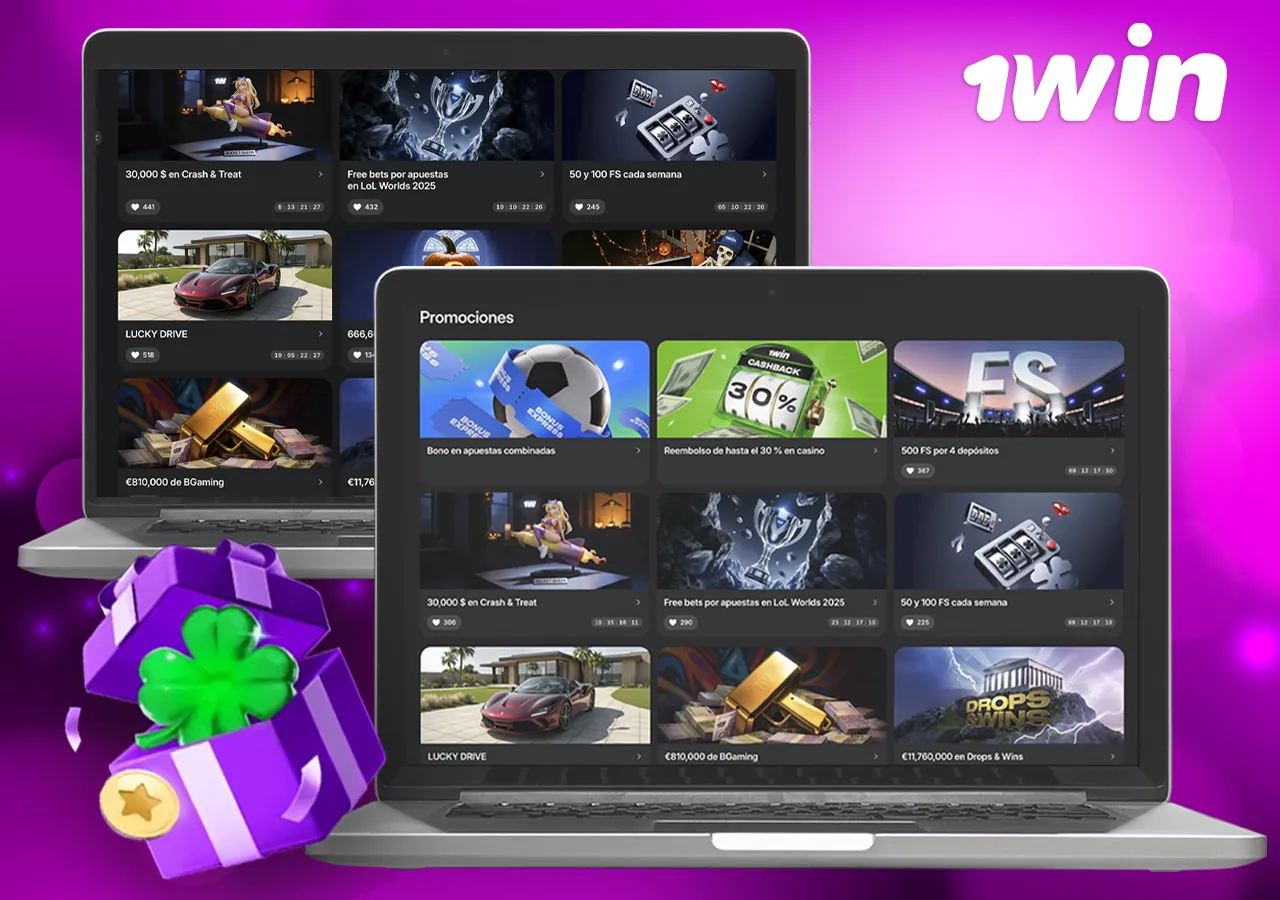 Otras bonoses y promociones de 1Win Argentina